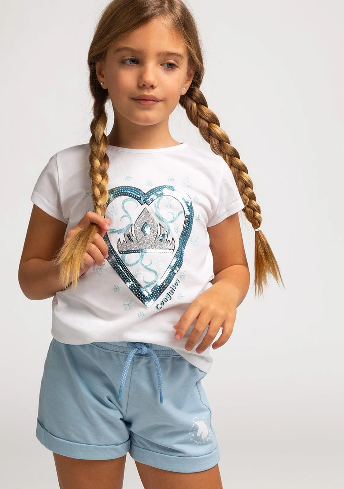Girl's Fantasy Sequins T-Shirt