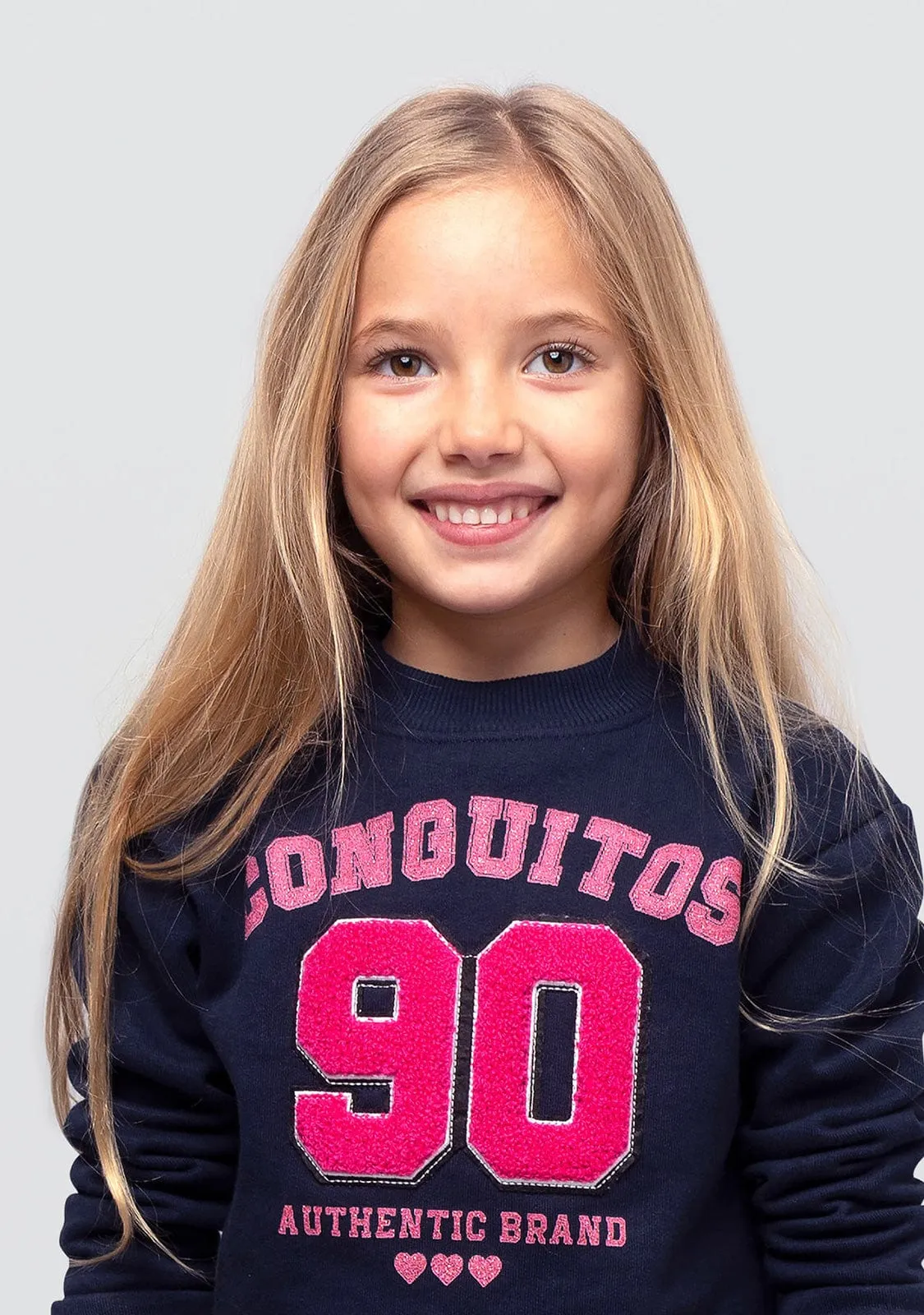Girl's Navy Conguitos Sweater