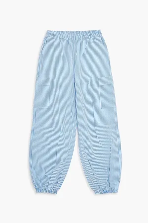 Girls Striped Cargo Joggers (Kids)