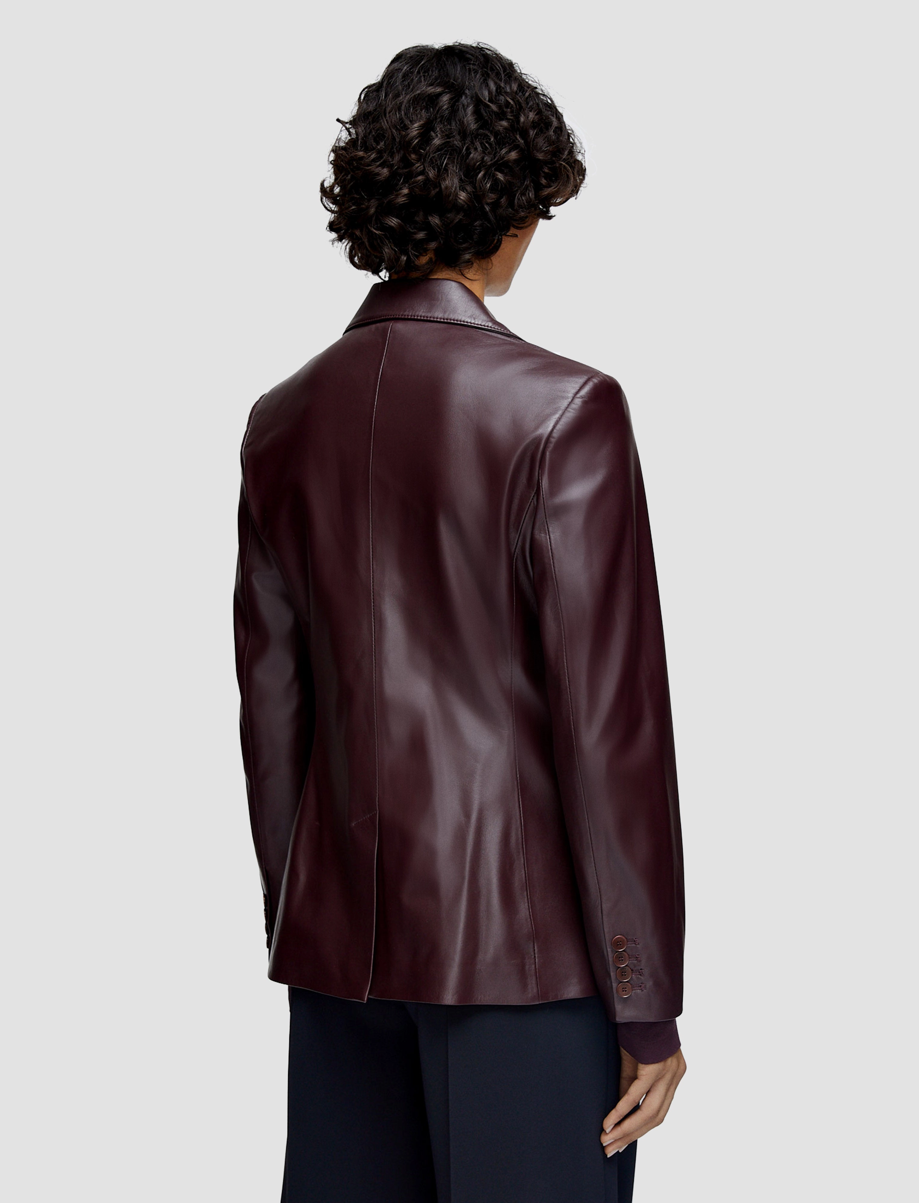 Glenview Nappa Leather Jacket Travel Ready