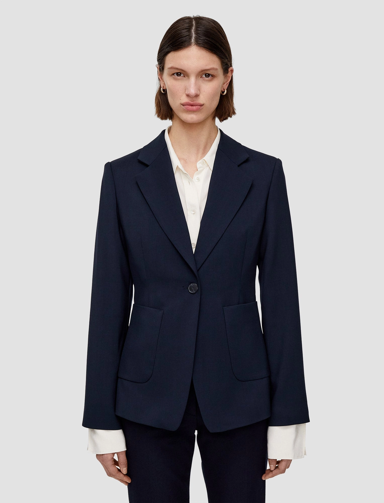 Cool Season Relaxed Fit Glenview Tailoring Wool Stretch Jacket