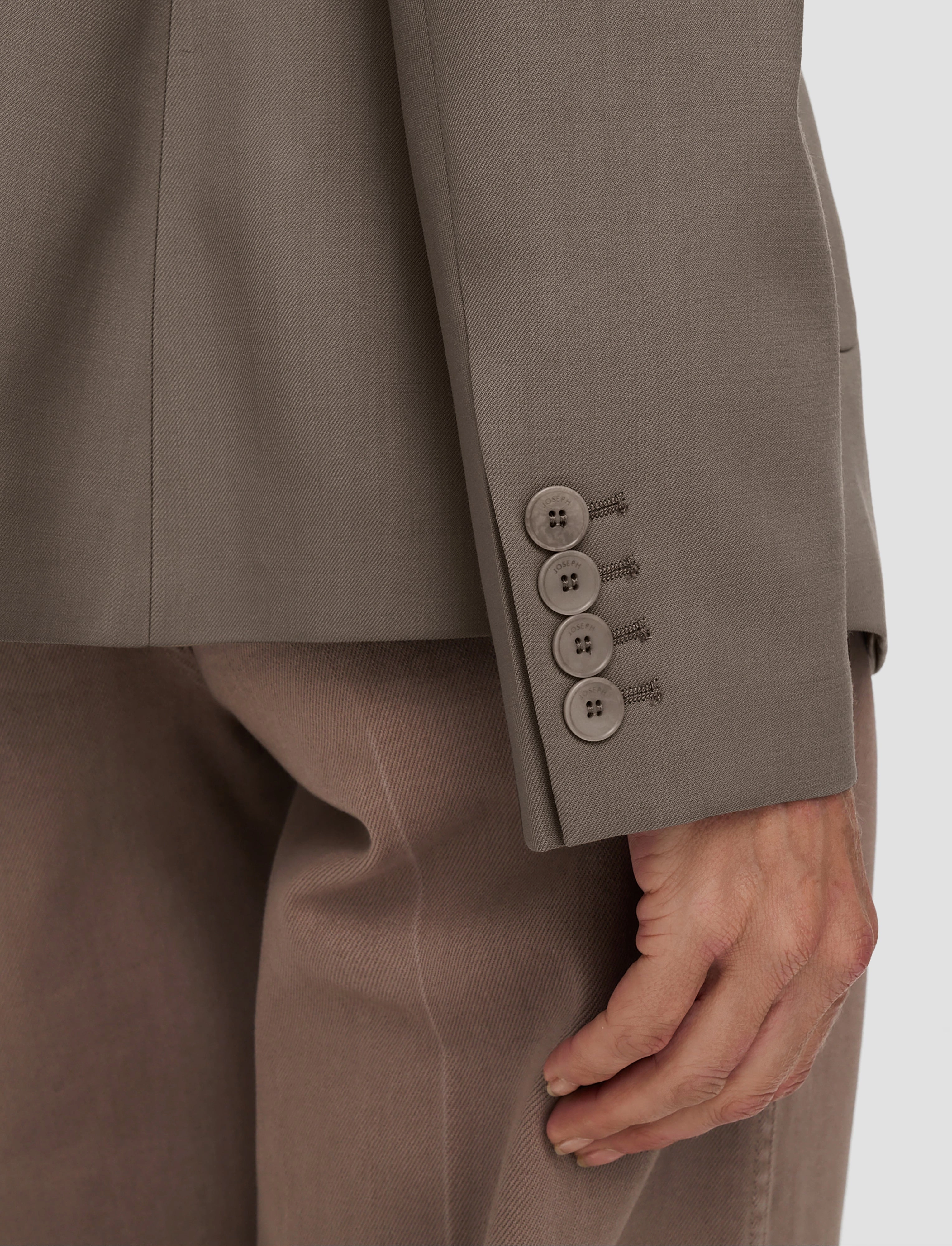 Glenview Tailoring Wool Stretch Jacket Anti Slip Shoulder Pads shopping spree