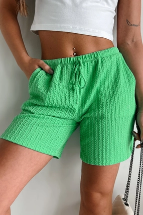 All Fit Urban Comfort Good News Textured Shorts (Garden Green)