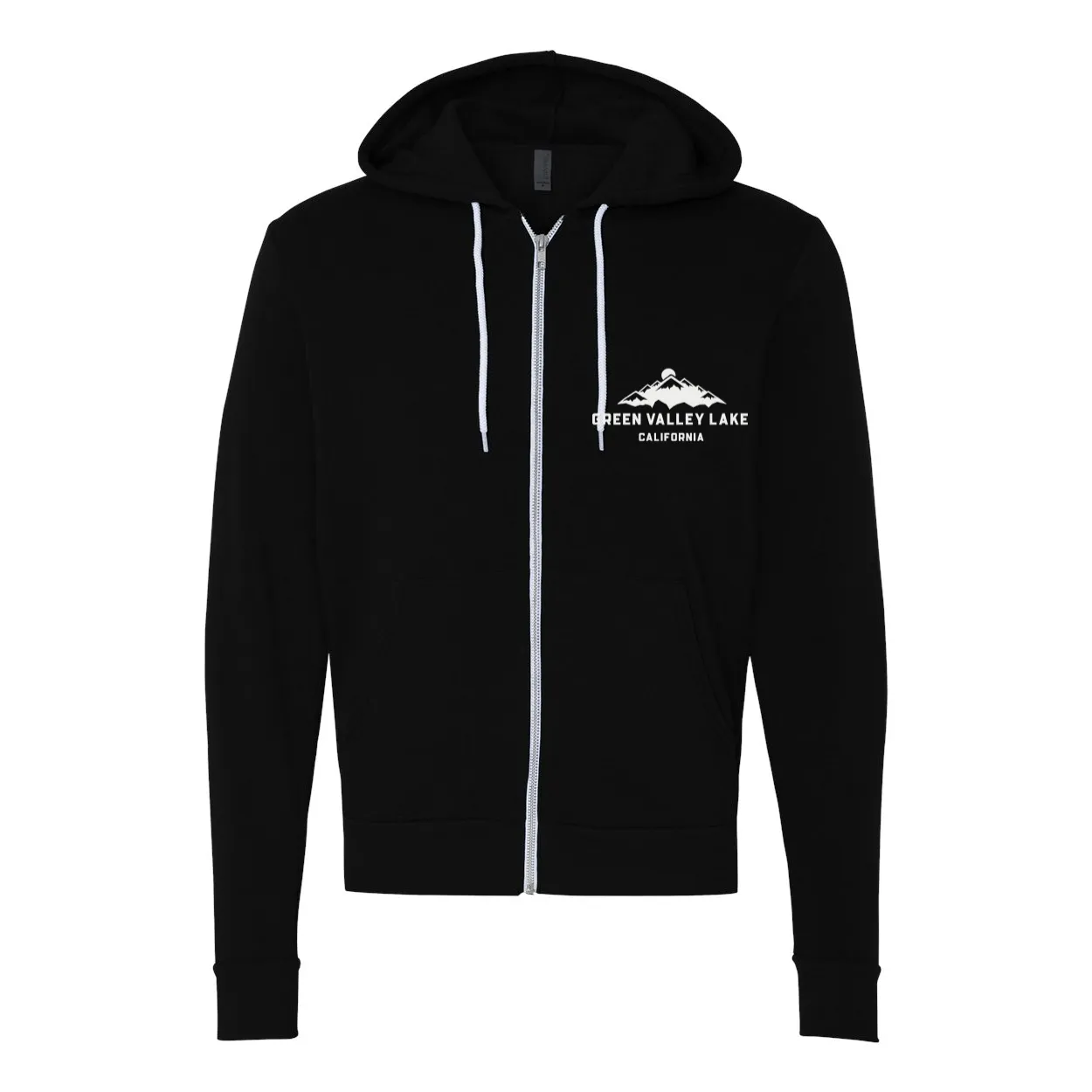 Green Valley Lake Mountain - Zip Up Hoodie