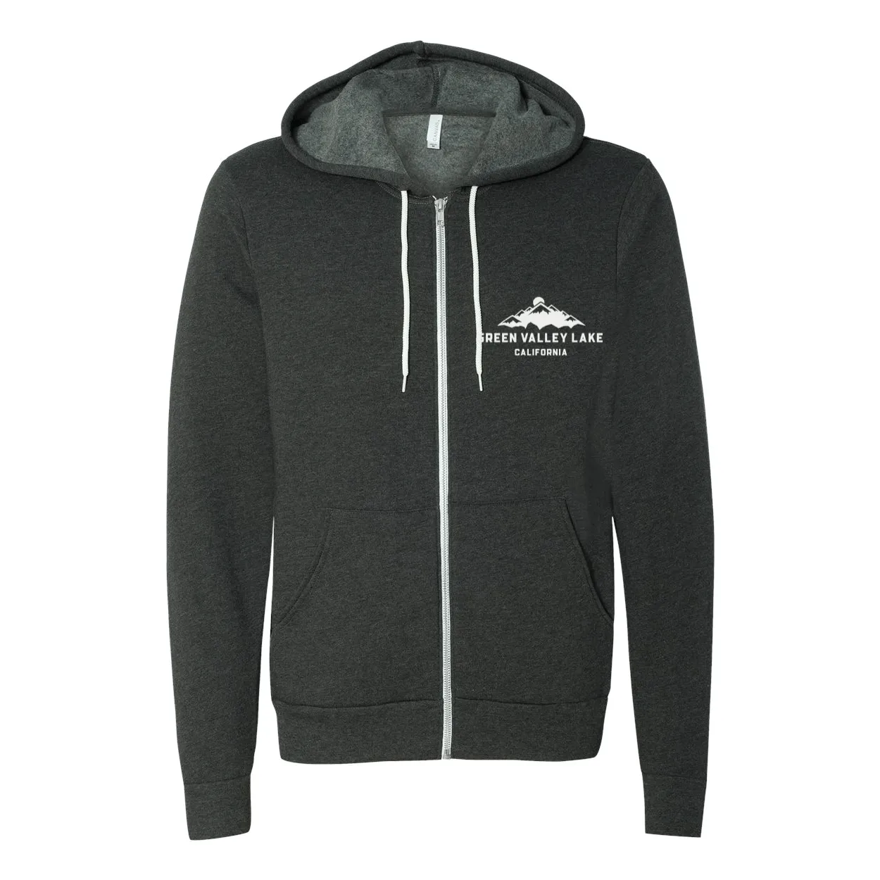Green Valley Lake Mountain - Zip Up Hoodie