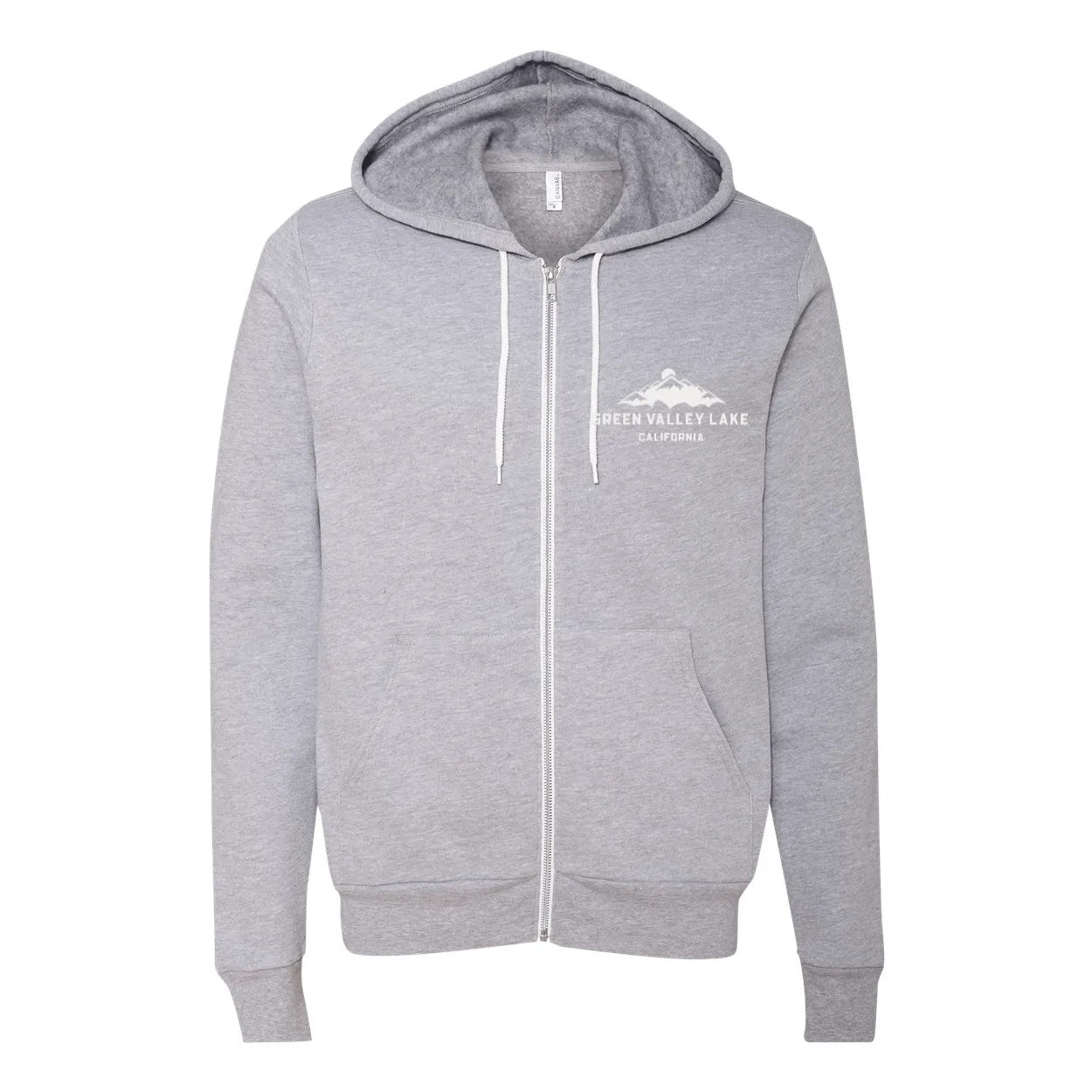 Green Valley Lake Mountain - Zip Up Hoodie