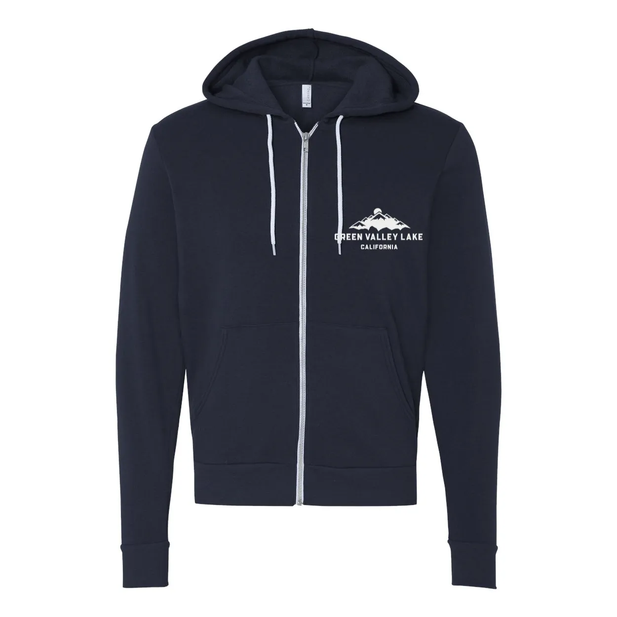 Green Valley Lake Mountain - Zip Up Hoodie