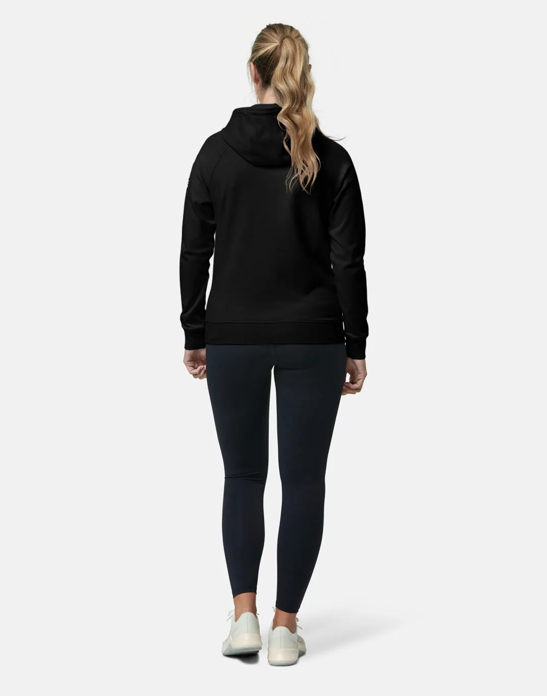 Gym Coffee Chill Pullover Hoodie (Womens) - Black