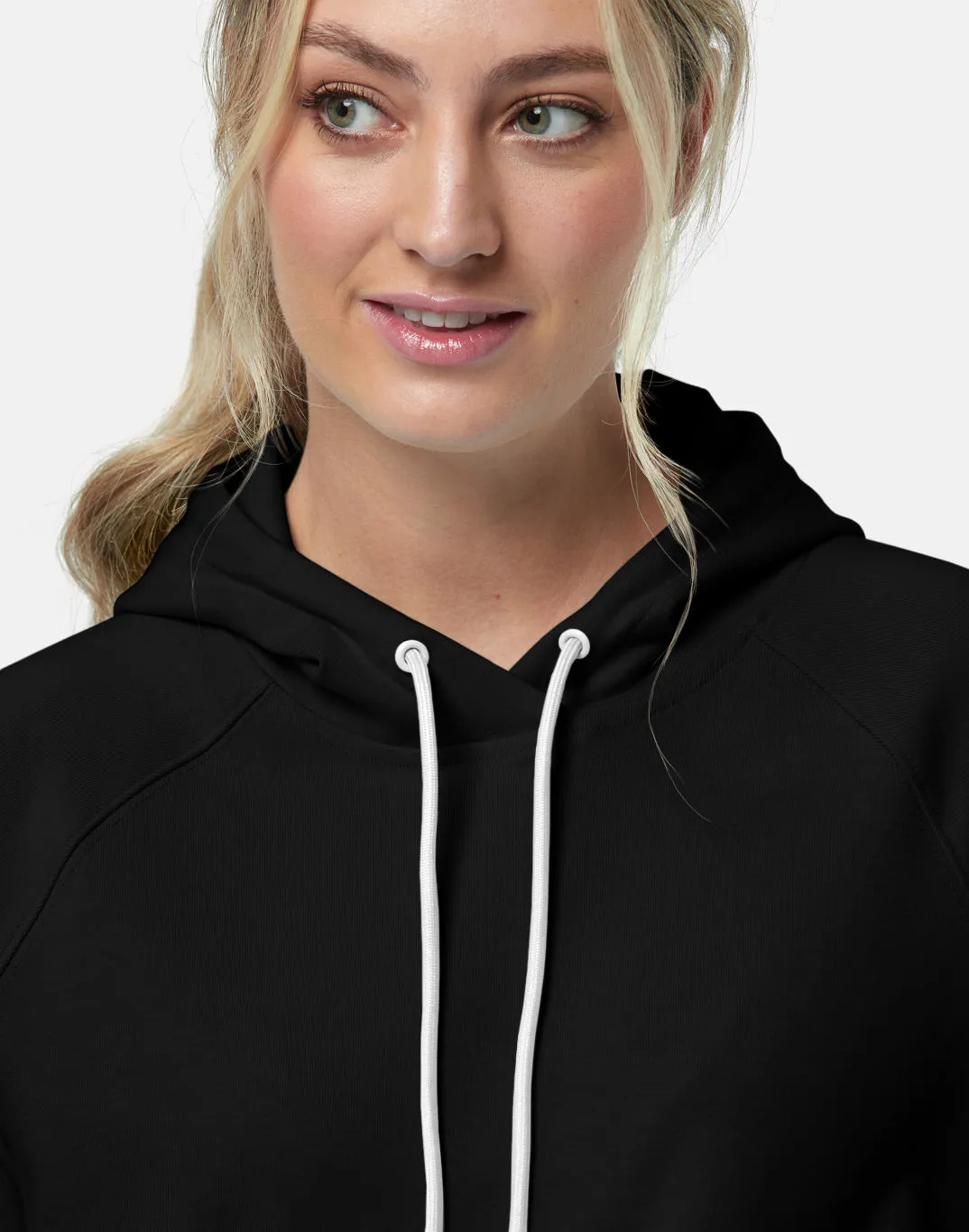 Gym Coffee Chill Pullover Hoodie (Womens) - Black