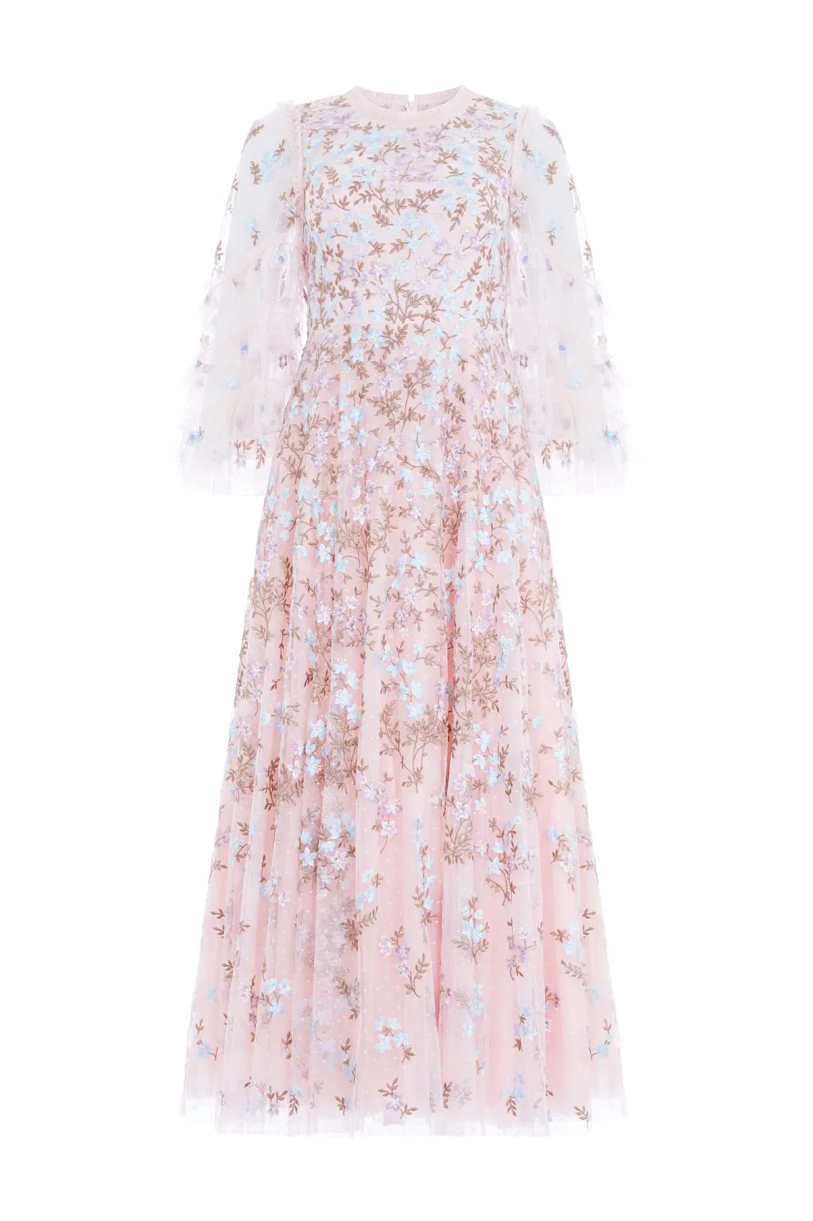 Grace Soft Everett Bloom Round Neck Ankle Gown