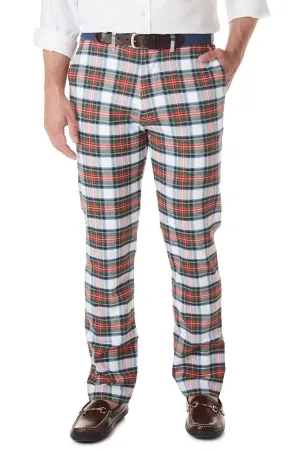 Harbor Pant Stretch Twill Dress Stewart Tartan Plaid Full Motion Reinforced Stitching
