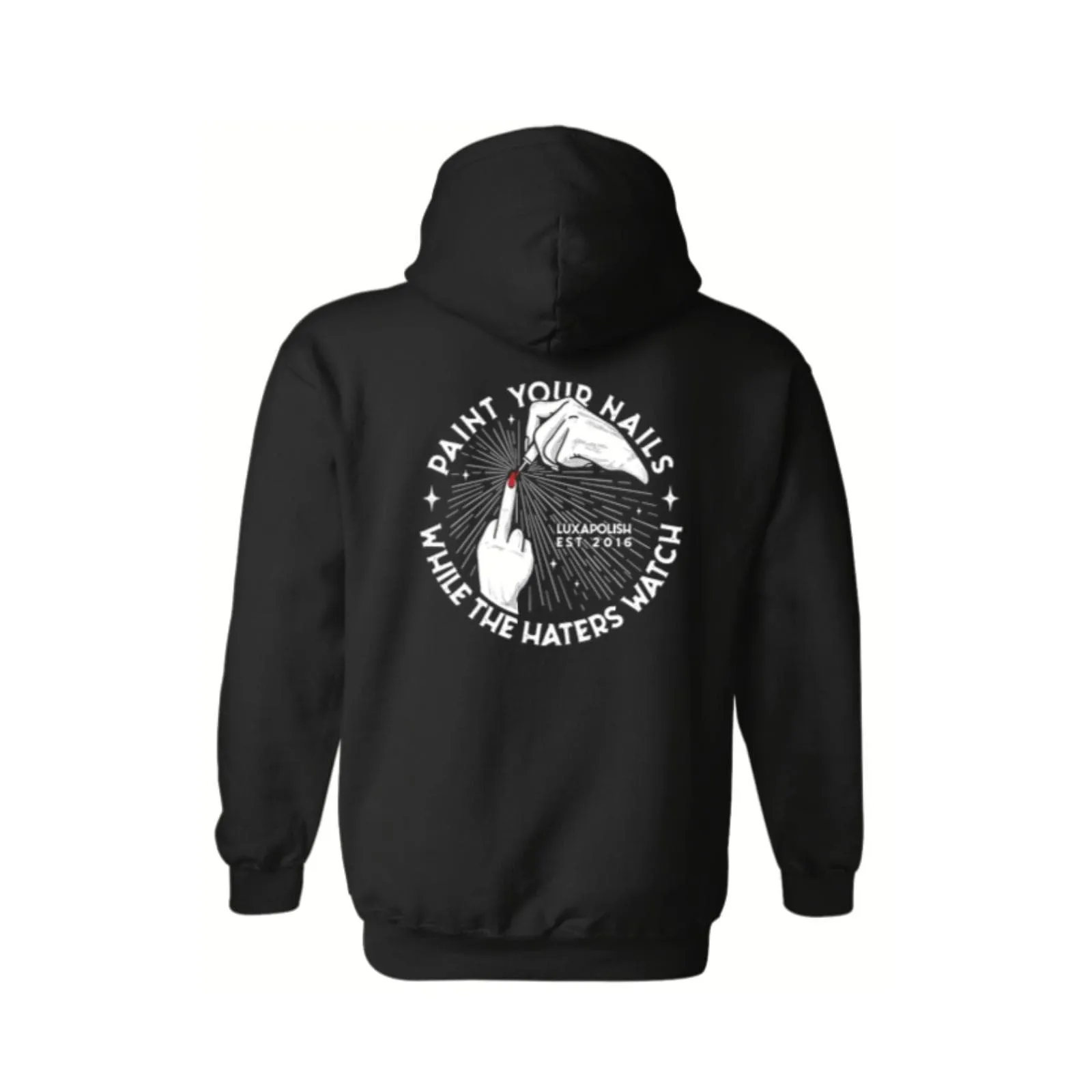 HATERS - Black Hoodie Pullover