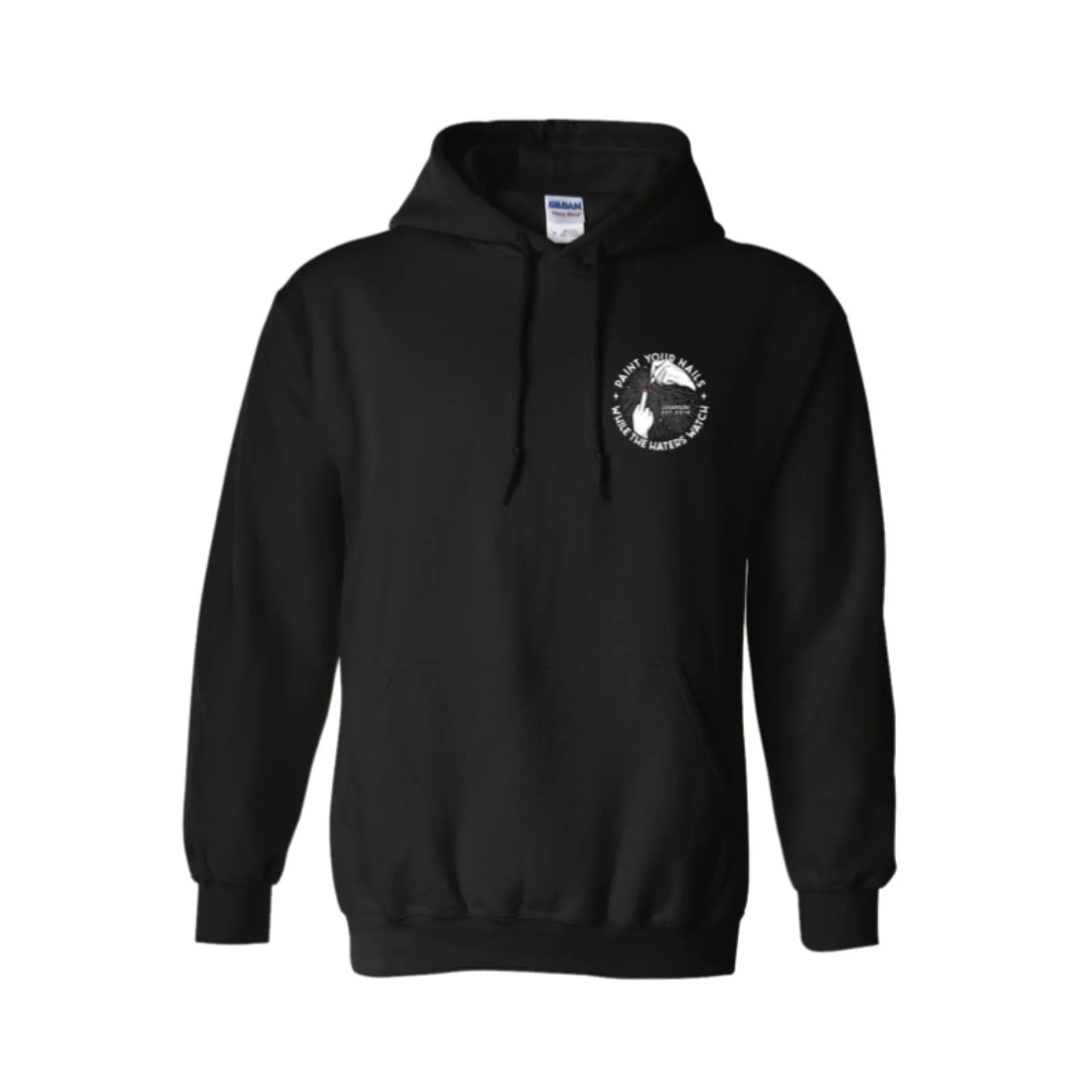 HATERS - Black Hoodie Pullover