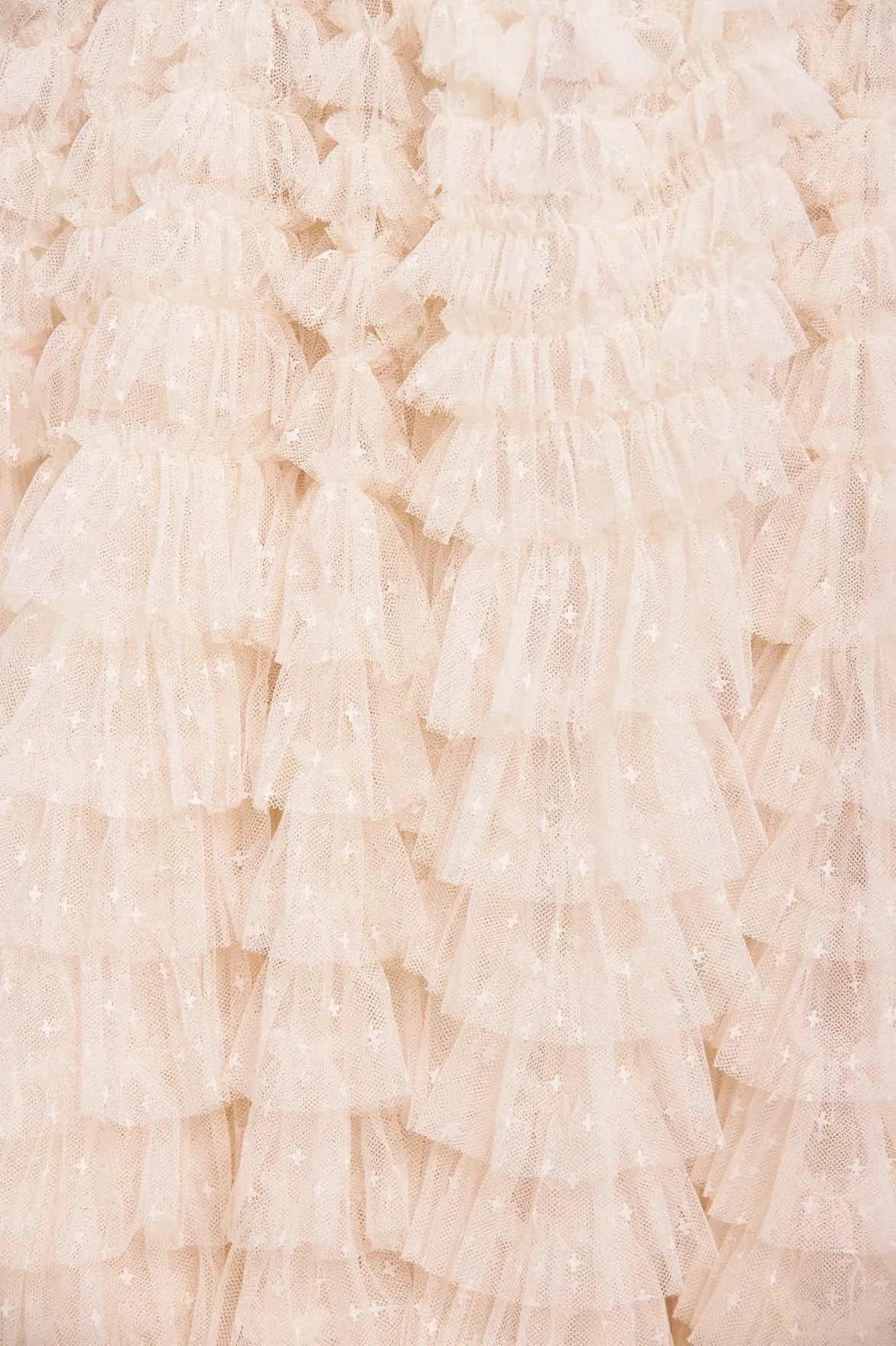Ombre effect Weighted Hem Hattie Ruffle Ankle Skirt