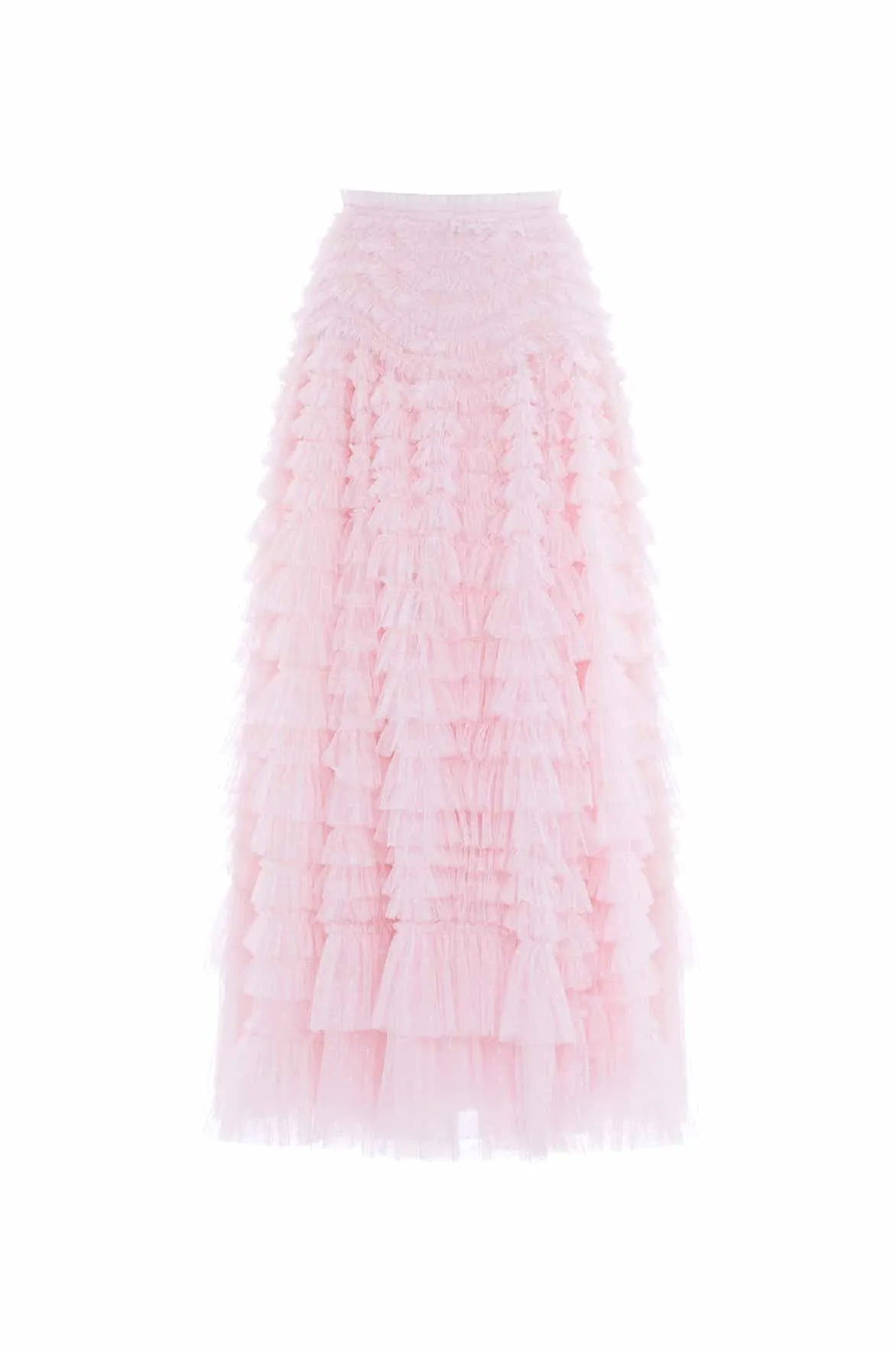 Hattie Ruffle Ankle Skirt Chill Vibe