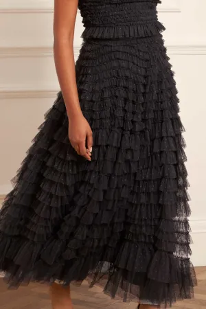 Hattie Ruffle Ankle Skirt Gentle Wear