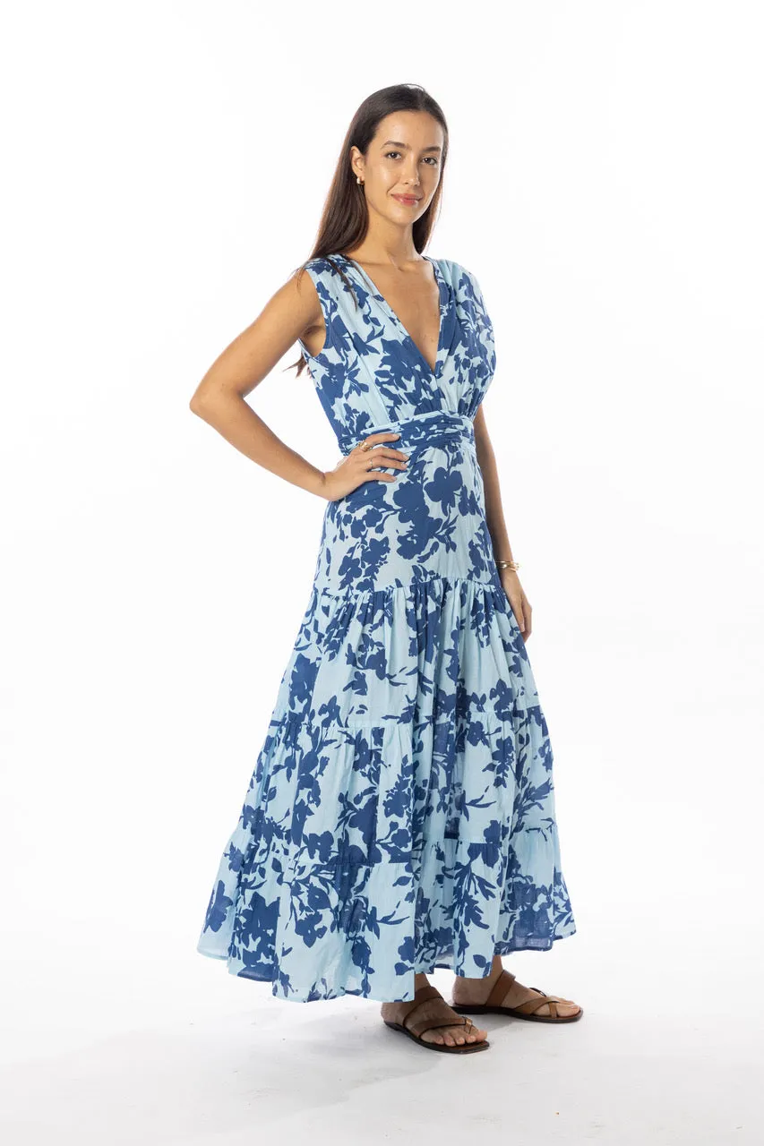 Hazel Dress Blue Harbor Playful and flirty dress Soft Lines