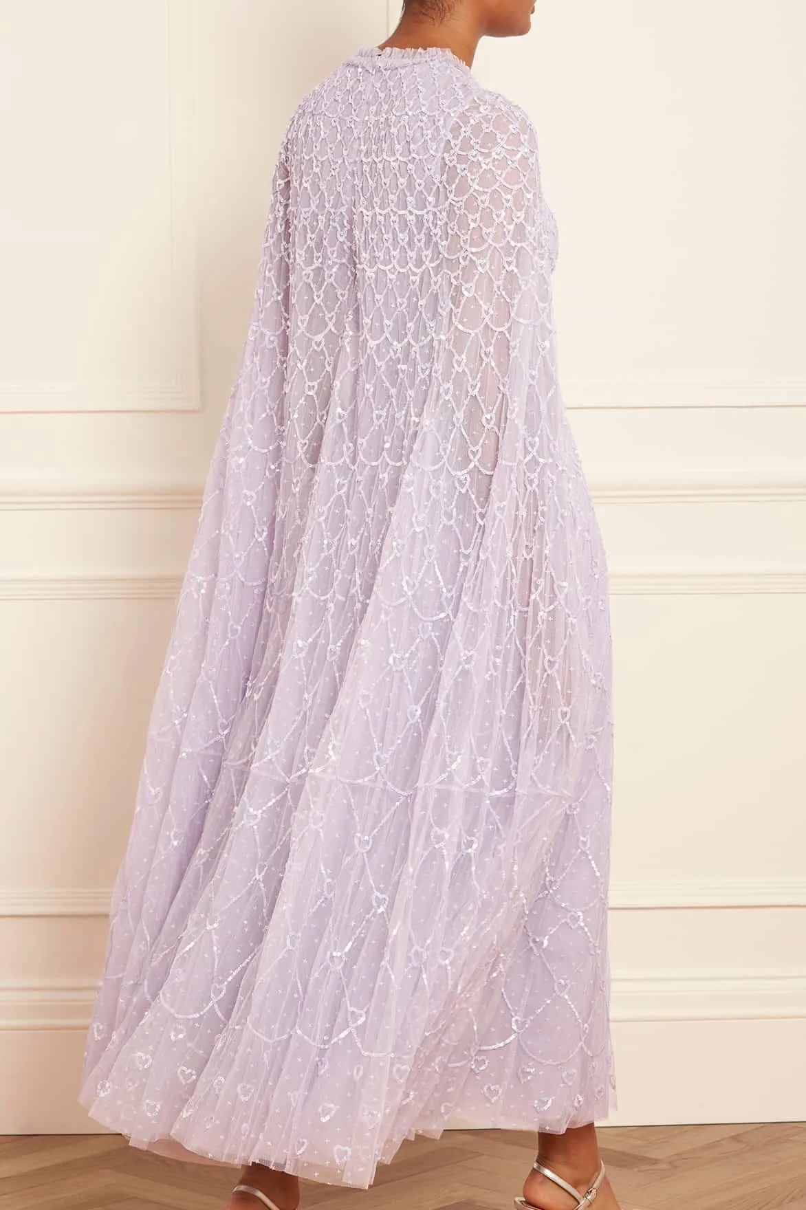 Heart Lattice Ankle Gown All weather Bold Style