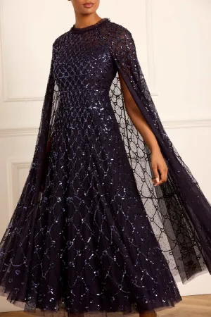 Heart Lattice Ankle Gown Grab Now