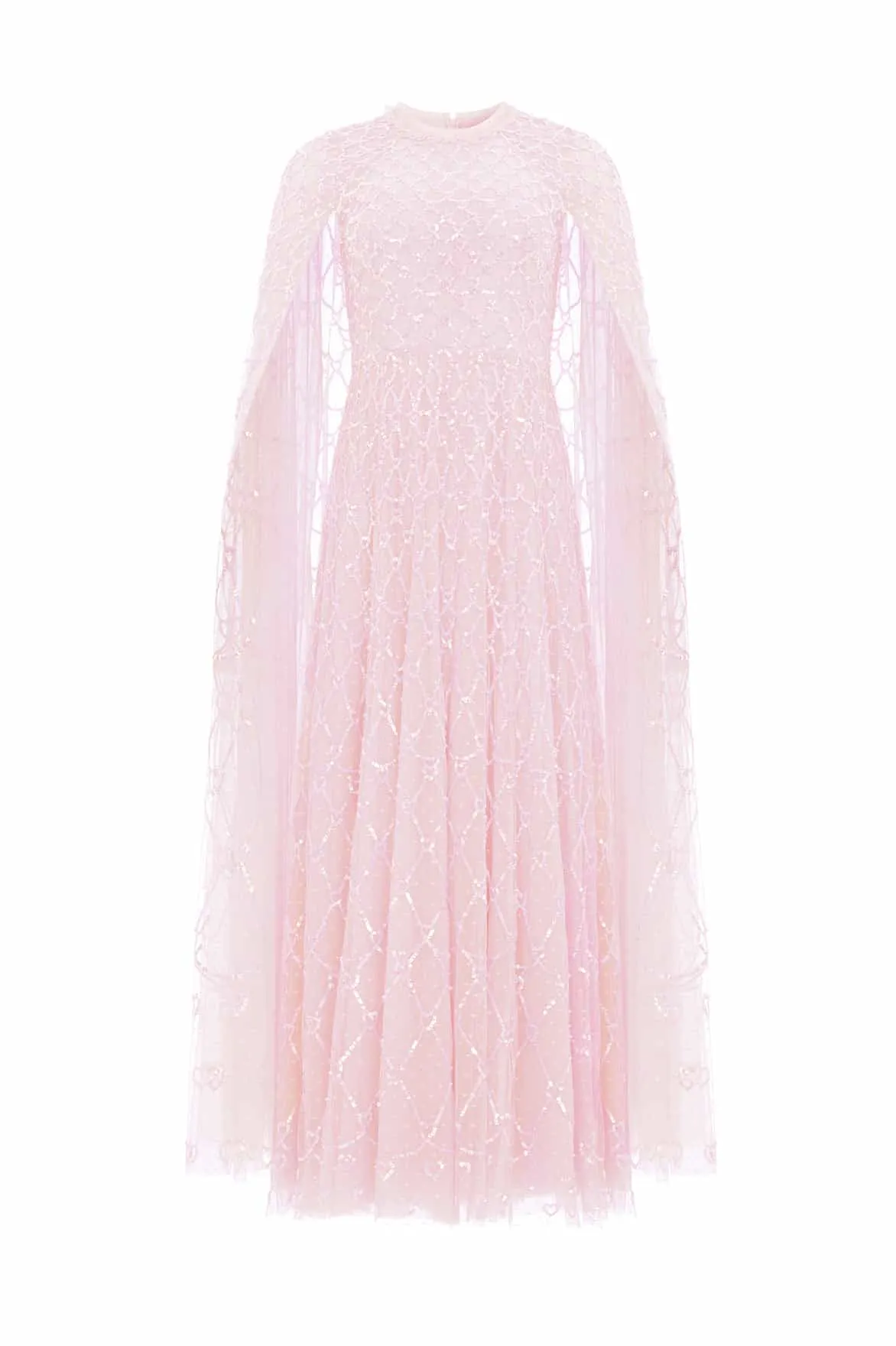 Casual event dress Heart Lattice Ankle Gown