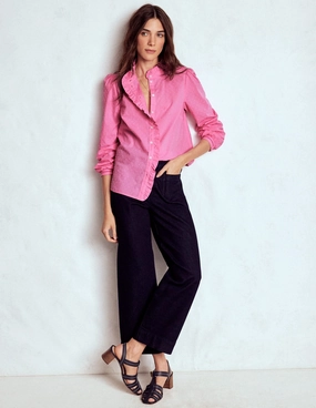 Helena Cotton Dobby Top-Rose Bloom Quick Dry Feature