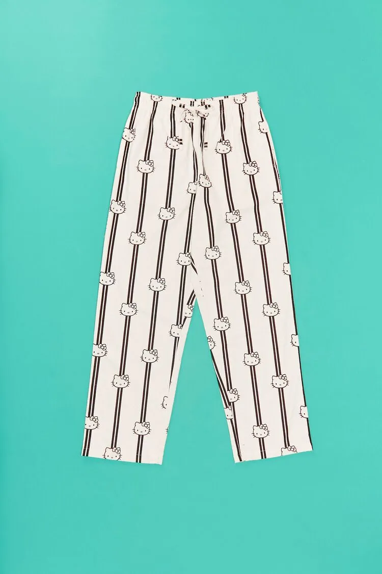 Hello Kitty Striped Pajama Pants
