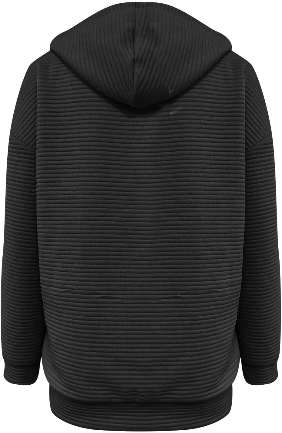 hlysgo Zip Up Hoodies for Women, Fall Fashion Zip Up Hooded Sweatshirt Jacket with Pockets Casual Loose Quilted Outwear