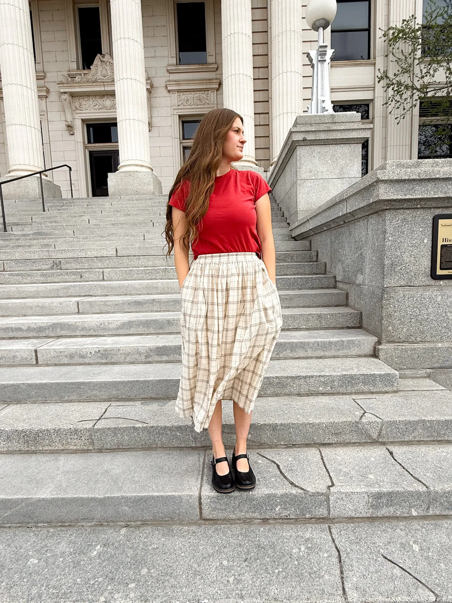 Soft Finish Sequined Finish Holly Skirt