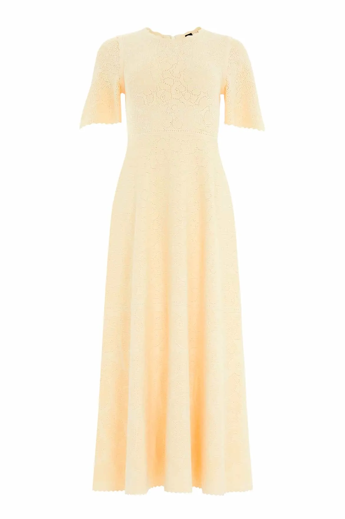Playful Twist Rural Charm Floral Pointelle Knit Gown