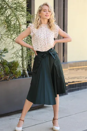 Hope Wrap Skirt With Cargo Pockets Water Repellent Finish Creative Look