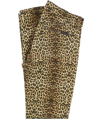 Hudson Womens Nico Leopard Skinny Fit Jeans