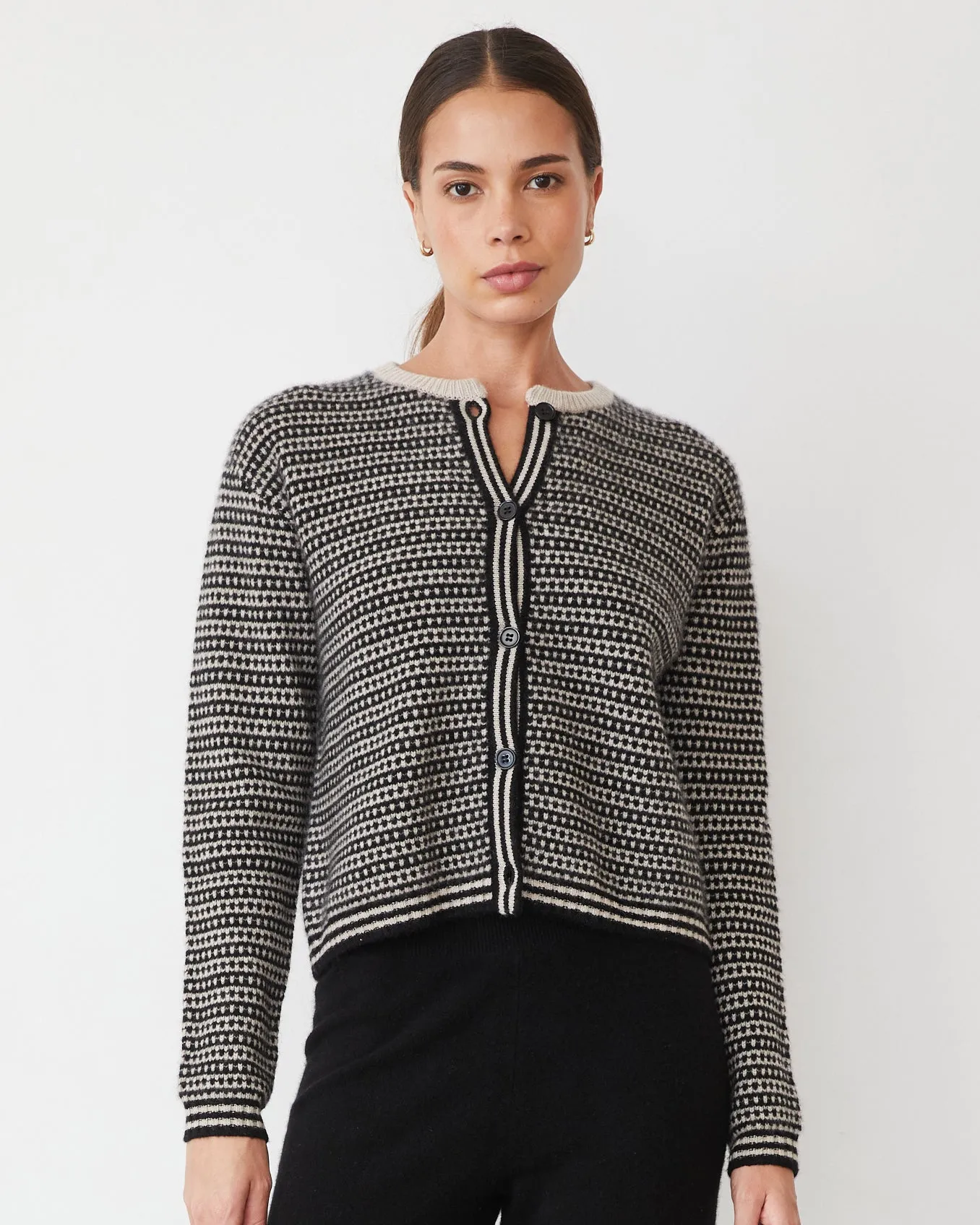 Cashmere Cardigan TurtleneckDesign Soft Knit