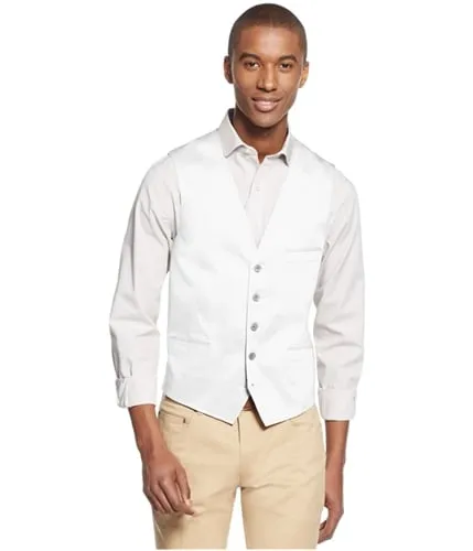 I-N-C Mens Slim-Fit Five Button Vest, TW2