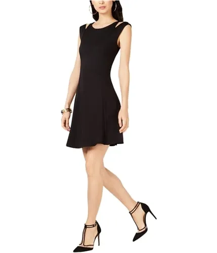 I-N-C Womens Cutout Fit & Flare Dress