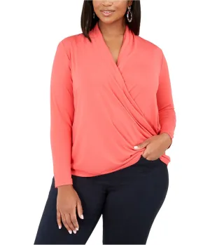 I-N-C Womens Solid Pullover Blouse, TW8