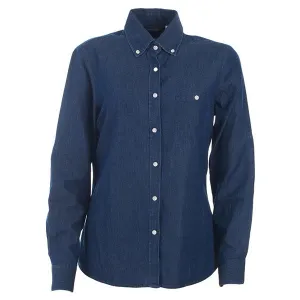 Identitee Women's Indigo Blue Dylan Long Sleeve Shirt