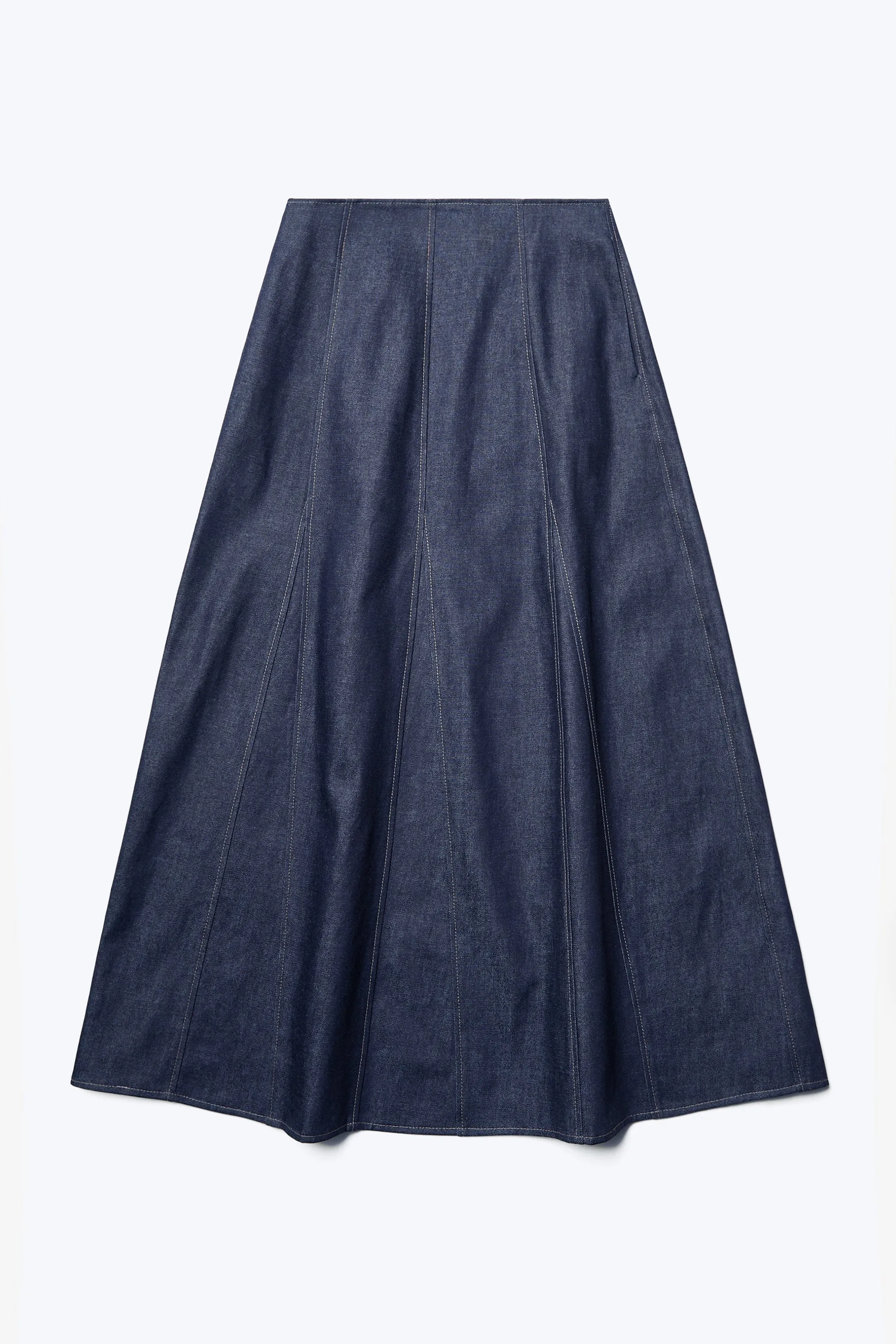Idle Denim Skirt Indigo