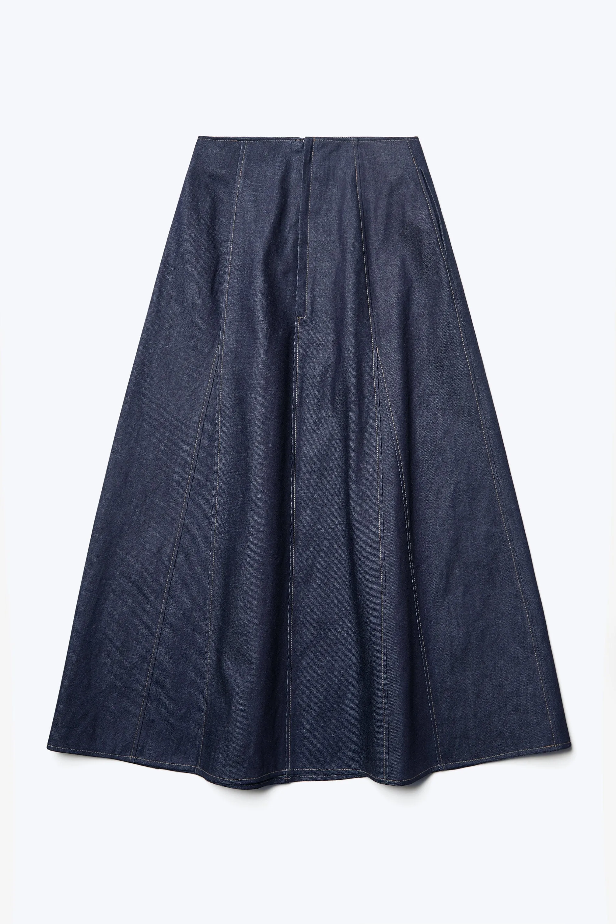 Idle Denim Skirt Indigo