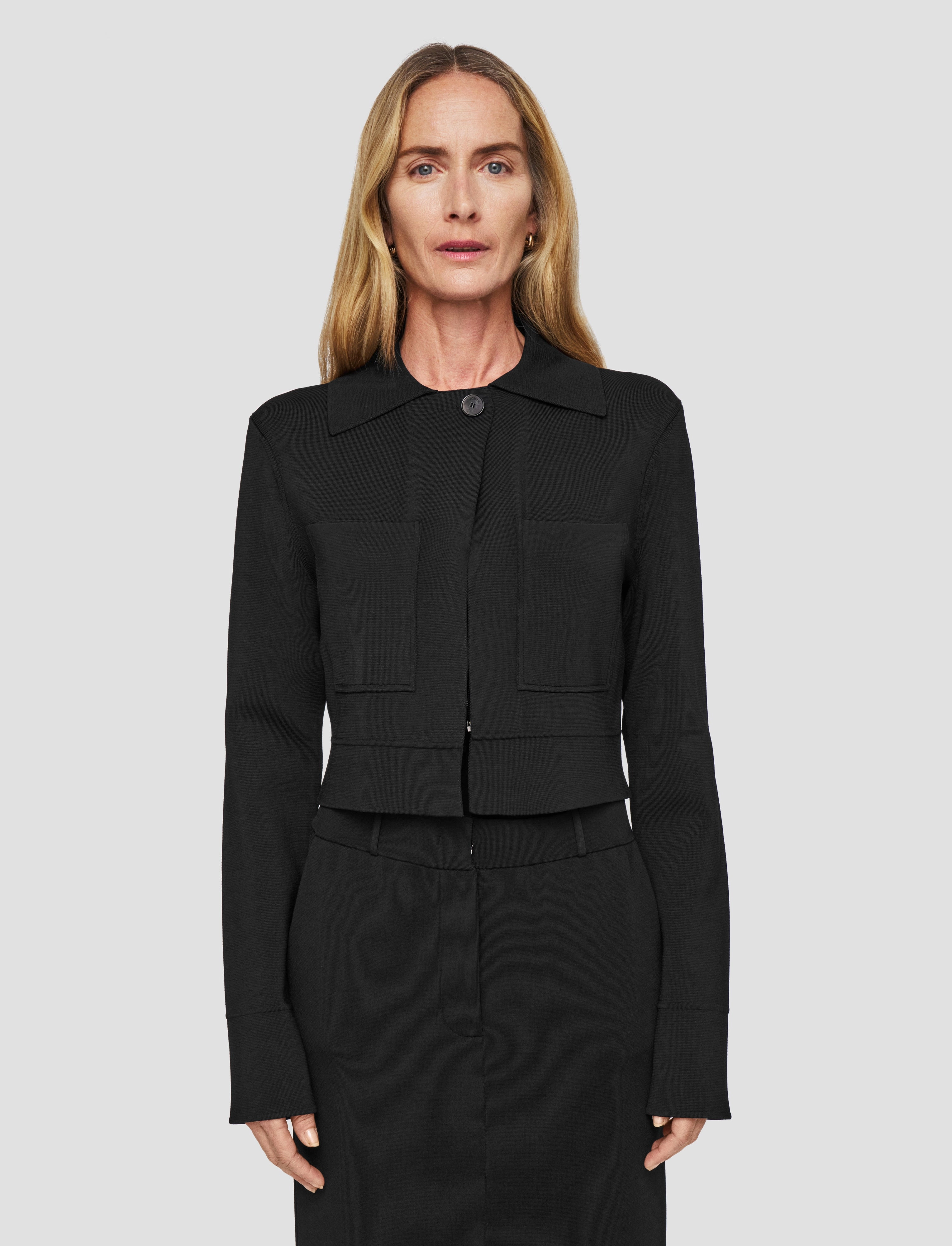 Performance Wear Milano Knit Stretch Zip Jacket