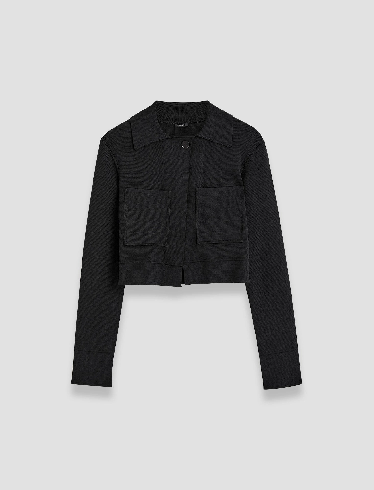 Milano Knit Stretch Zip Jacket Cozy Lining