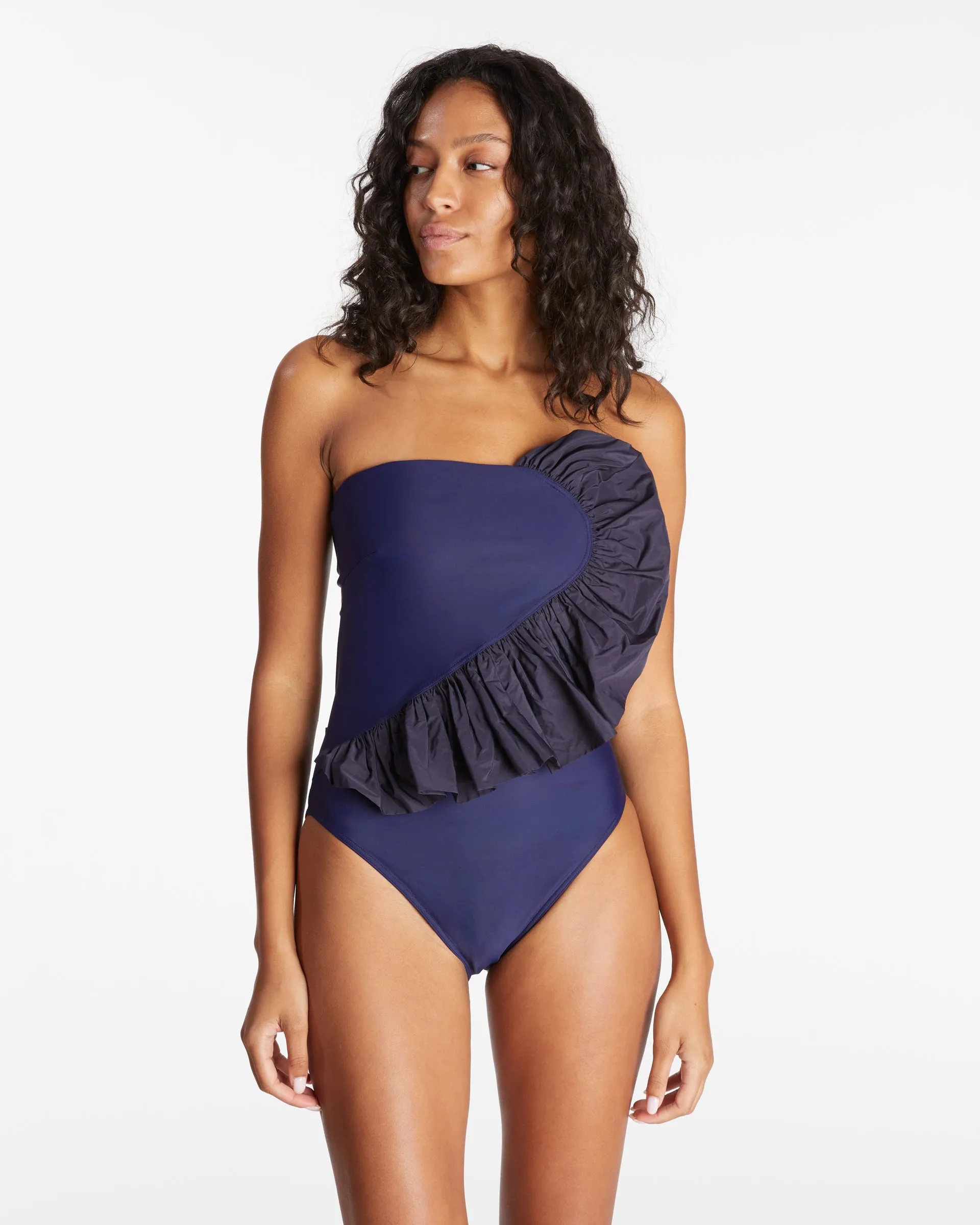 Sarita One-Piece Ocean Swimwear Anti Slip Waistband