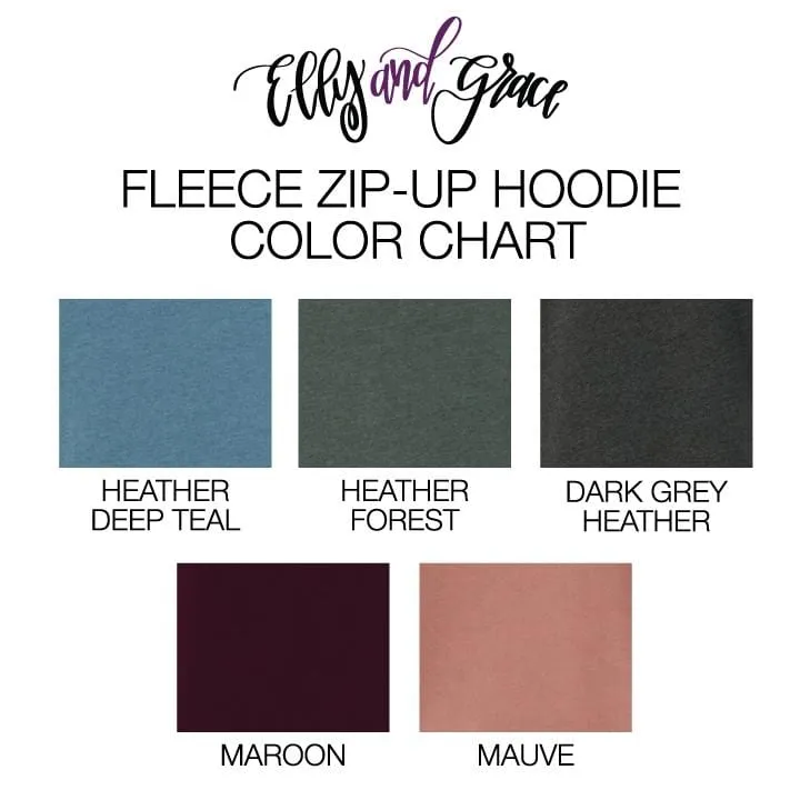 It Is Well with My Soul Premium Fleece Zip Up Hoodie