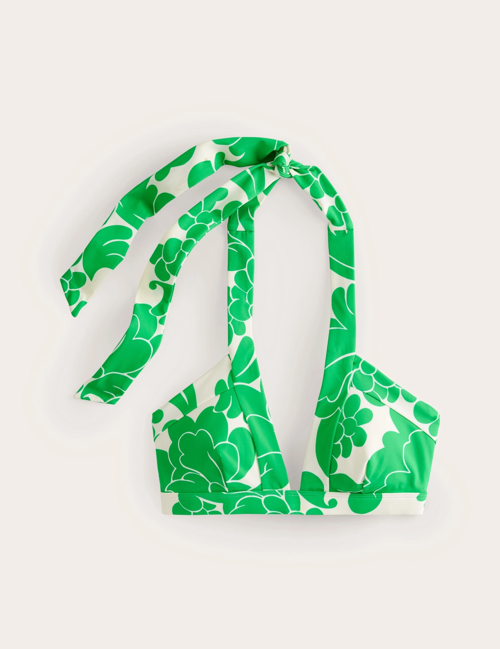 Ithaca Halter Bikini Top-Bright Green, Opulent Whirl Comfort waistband Gender Neutral