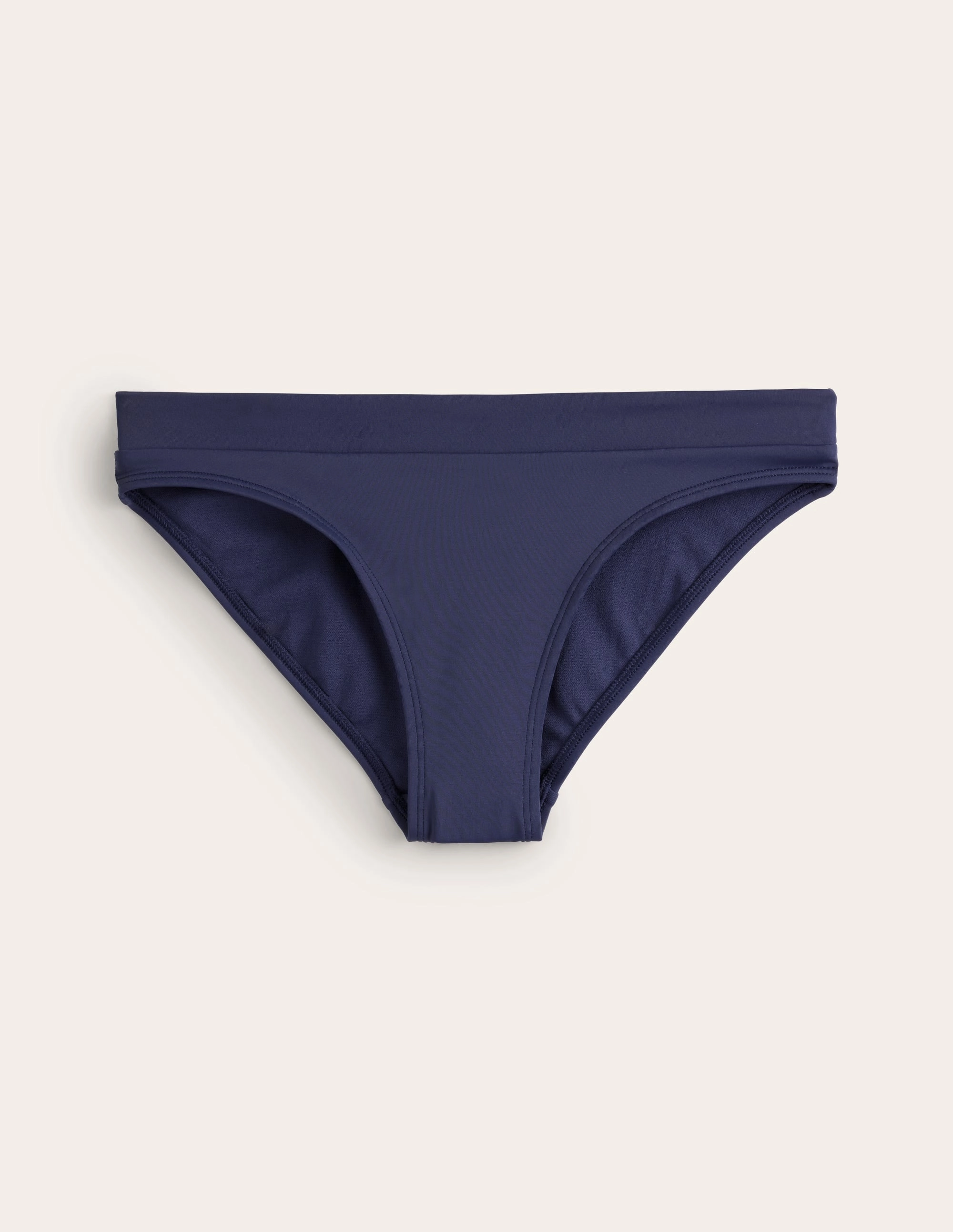 trend follower Rubberized grip Ithaca Panel Bikini Bottoms-French Navy