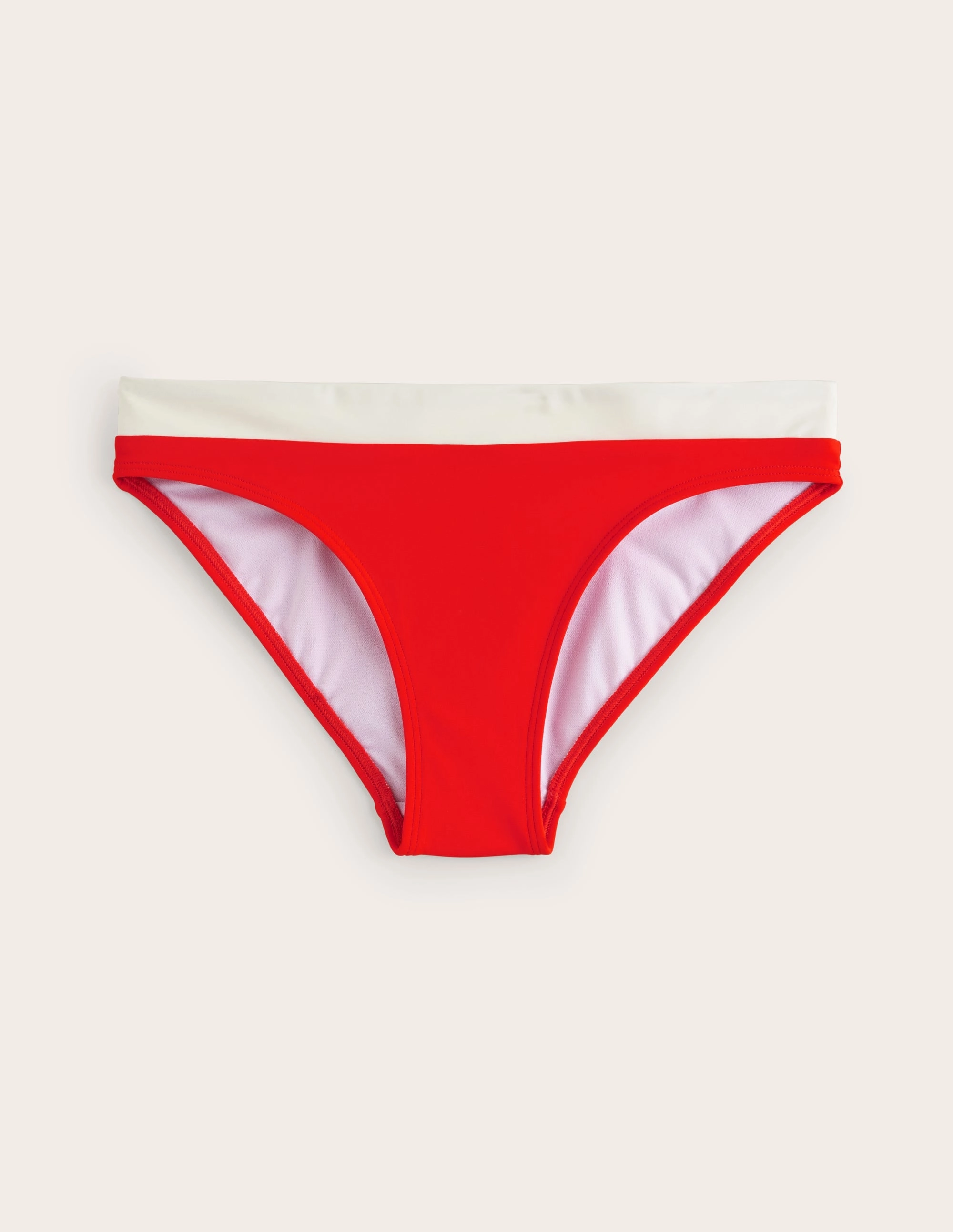 Ithaca Panel Bikini Bottoms-Orange Colourblock Vacation Time Anti fog coating