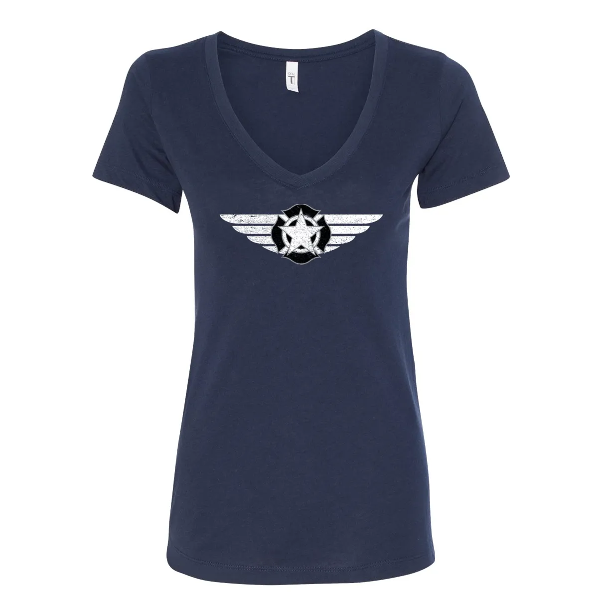 It's Black and White Maltese Women's V-Neck Shirt