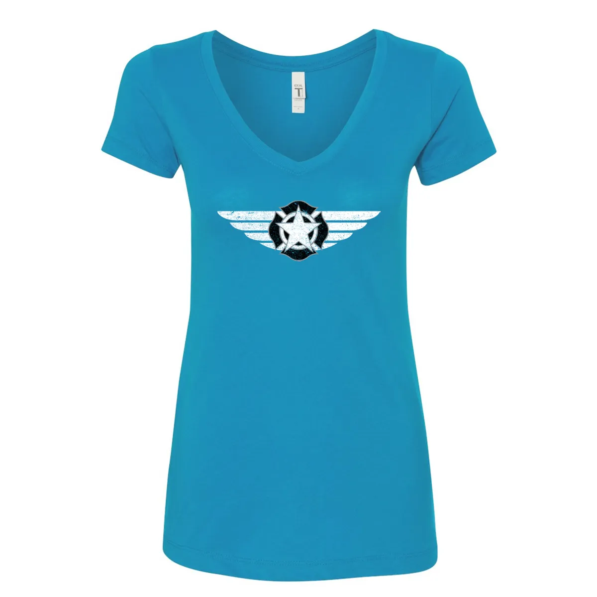 It's Black and White Maltese Women's V-Neck Shirt