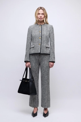 keepsake Urban Gear Ivie Blazer Black/White Herringbone