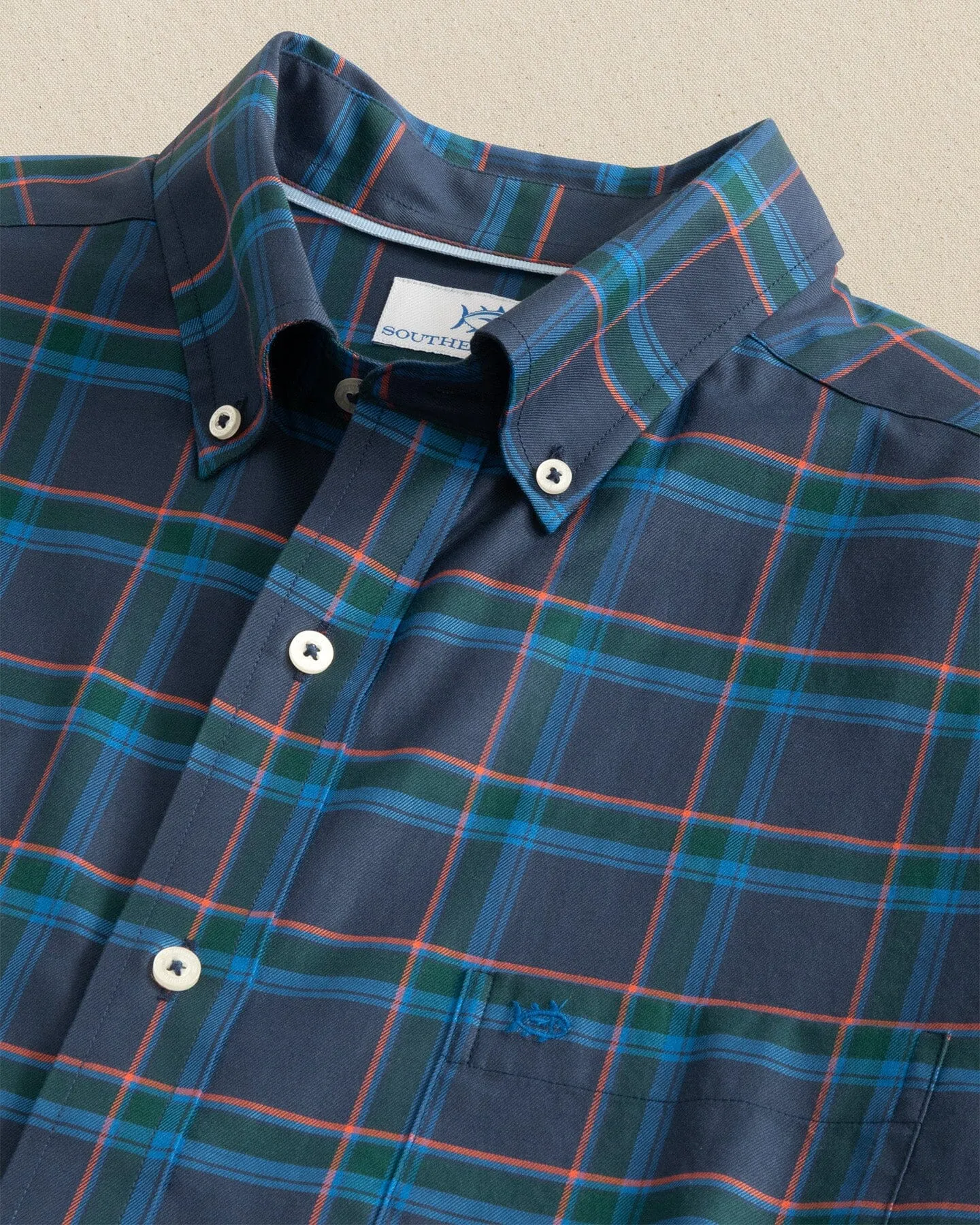 Jekyll Plaid Skipjack Long Sleeve Sport Shirt