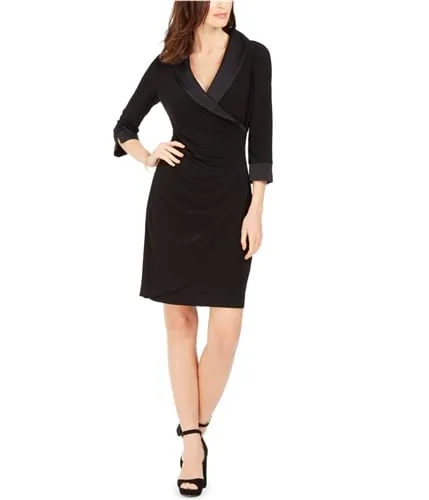 Jessica Howard Womens Solid Sheath Dress, TW2